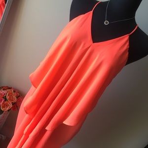 Charlotte Russe Coral Dress Size Large
